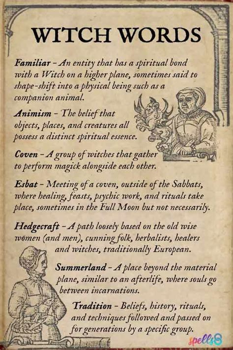List of Witch Hunters spells .